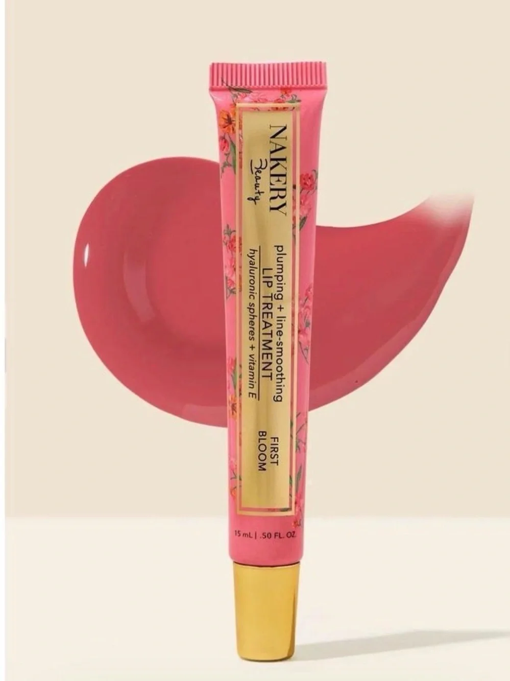 NAKERY Beauty Plumping + Line-Smoothing Lip Treatment FIRST BLOOM Set of 2